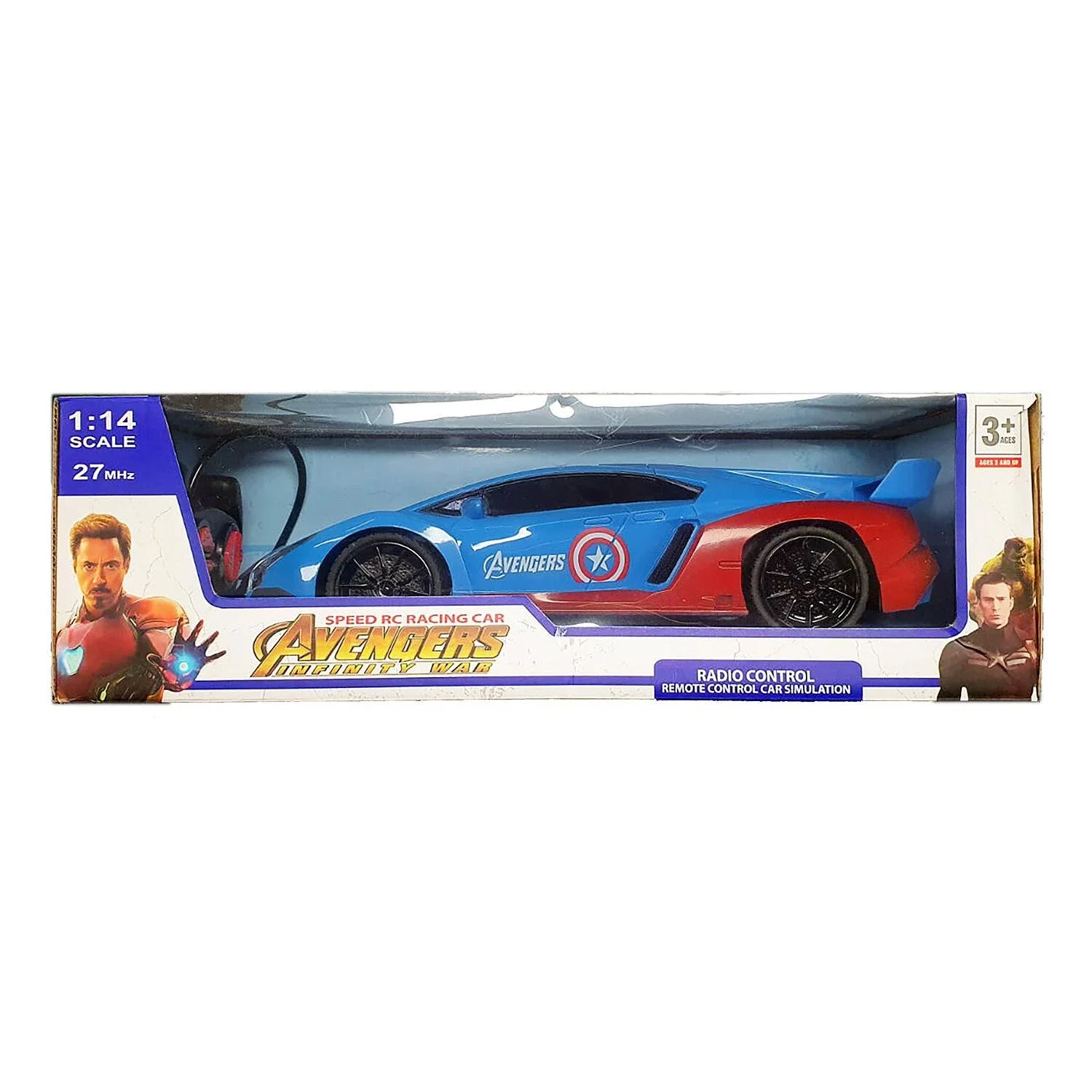 Remote Control Car 37cm Hero Cars Avengers