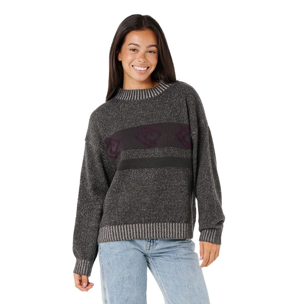 Rip Curl Born At Bells Knit Womens in Black Heather