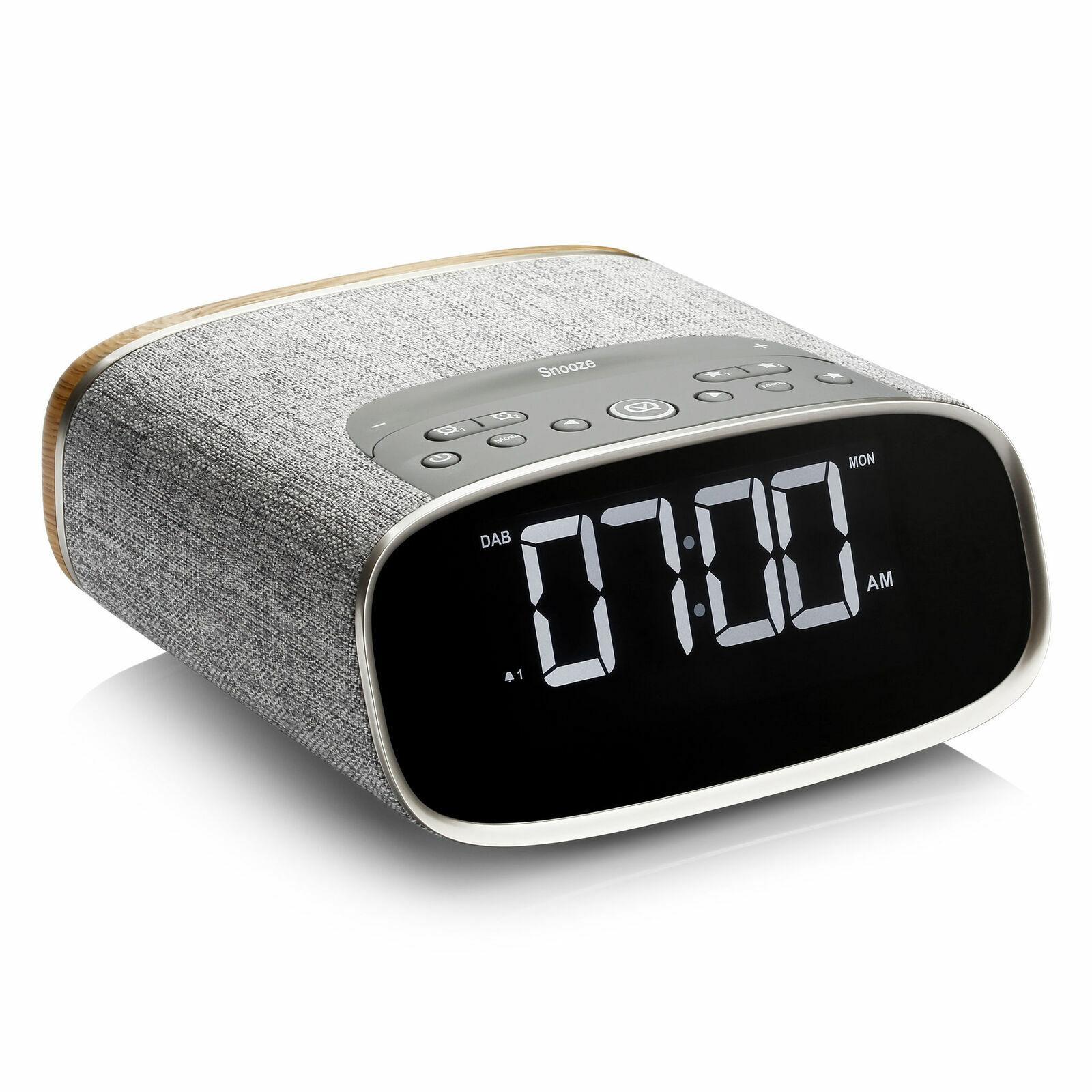 Lark DAB+ Clock Radio Oak