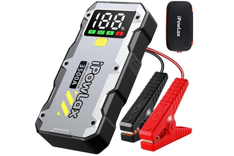 iPowLax 5-in-1 Jump Starter 3500A 12800mAh Power Bank