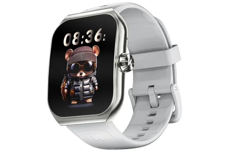KUMI KU7 Smart Watch - Silver