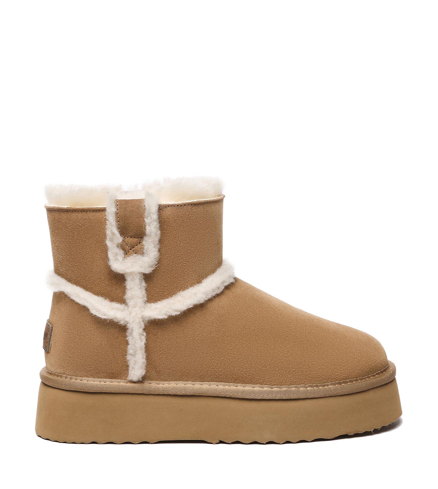 Everau Schunck Platform | Cow Suede Upper - Women - UGG Boots
