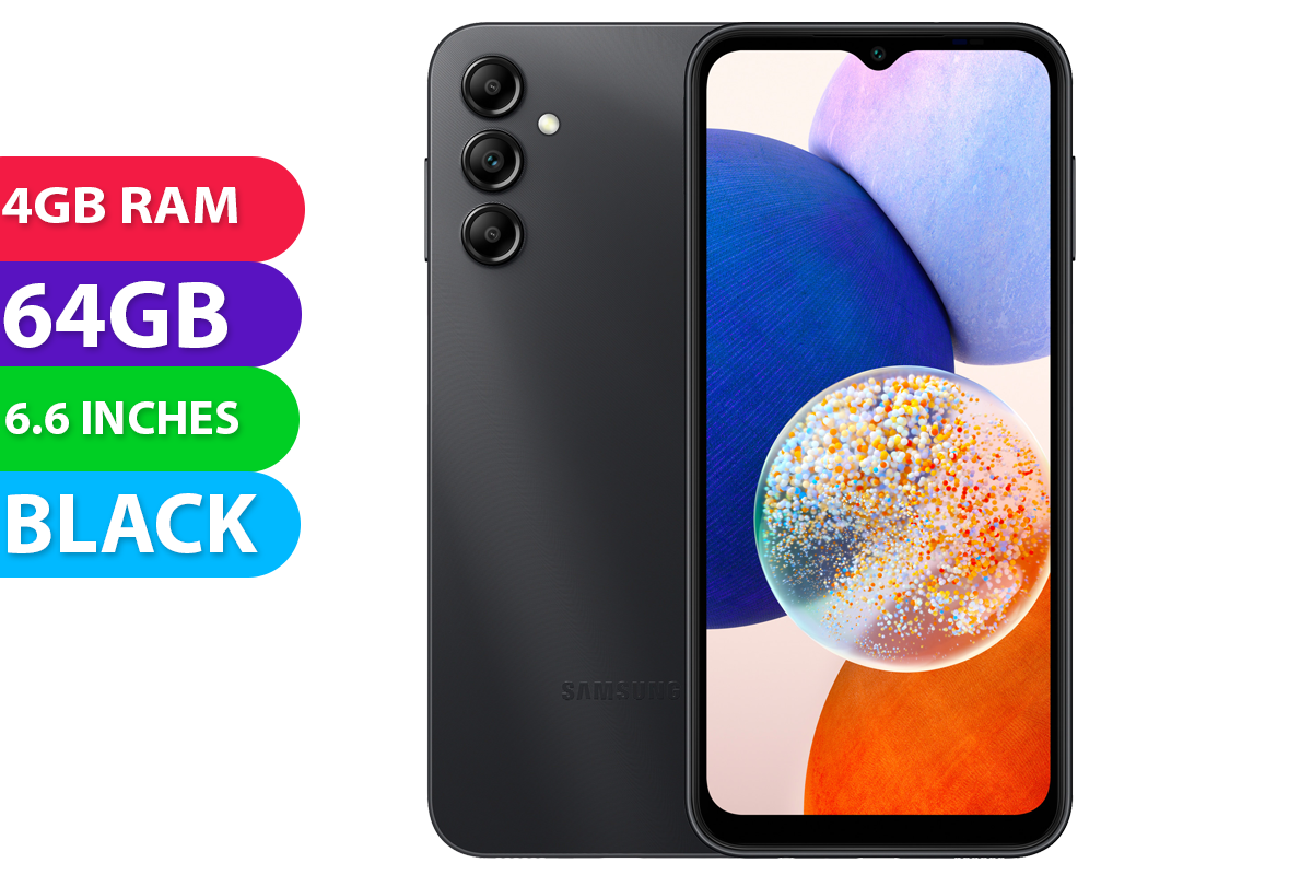 Samsung Galaxy A14 (64GB, Black) Australian Stock - Excellent - Refurbished