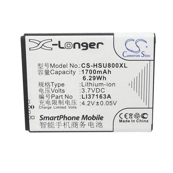 Cameron Sino Cs Hsu800Xl 1700Mah Battery For Hisense U8 Mobile