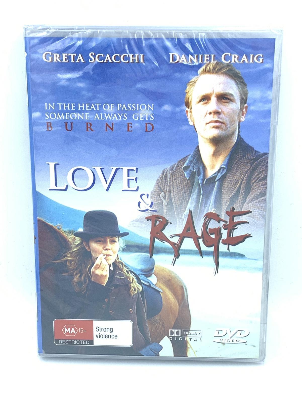 LOVE & RAGE Daniel Craig - Rare DVD Aus Stock New
