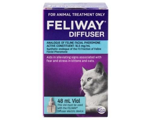Feliway Refill for the Pheromone Diffuser for Cats - Calming & Anxiety Spray