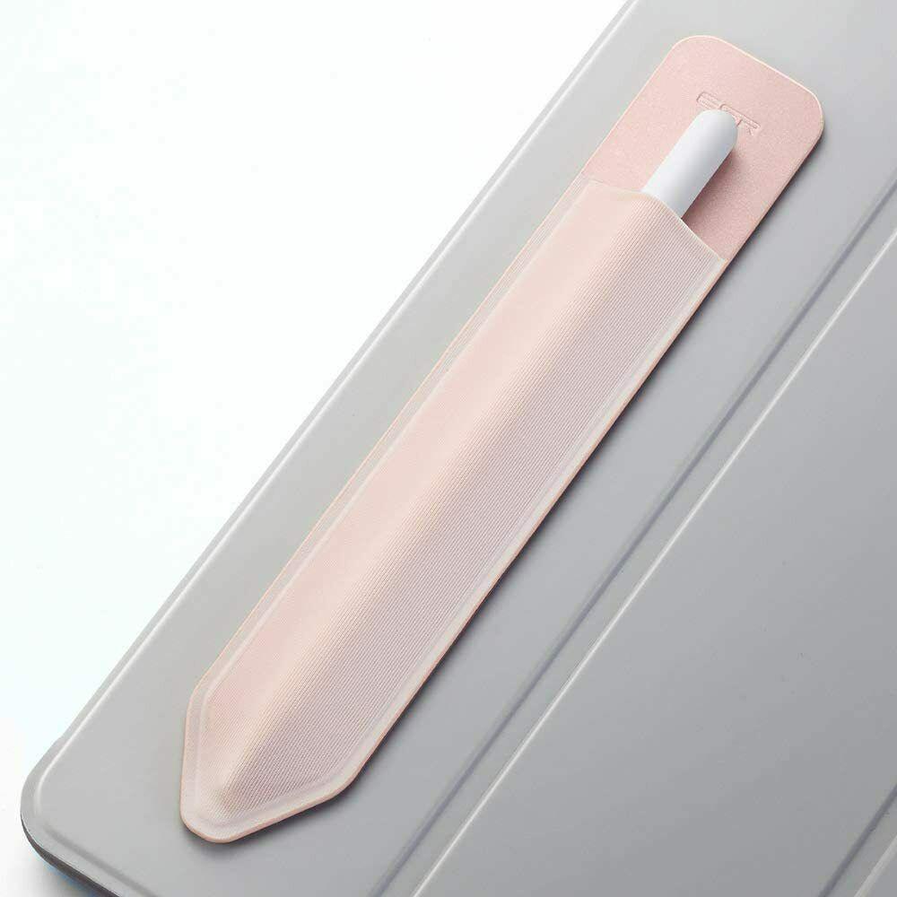 Apple Pencil Holder for Apple Pencil (1st and 2nd Gen) Elastic Pocket Stylus Pouch-RoseGold