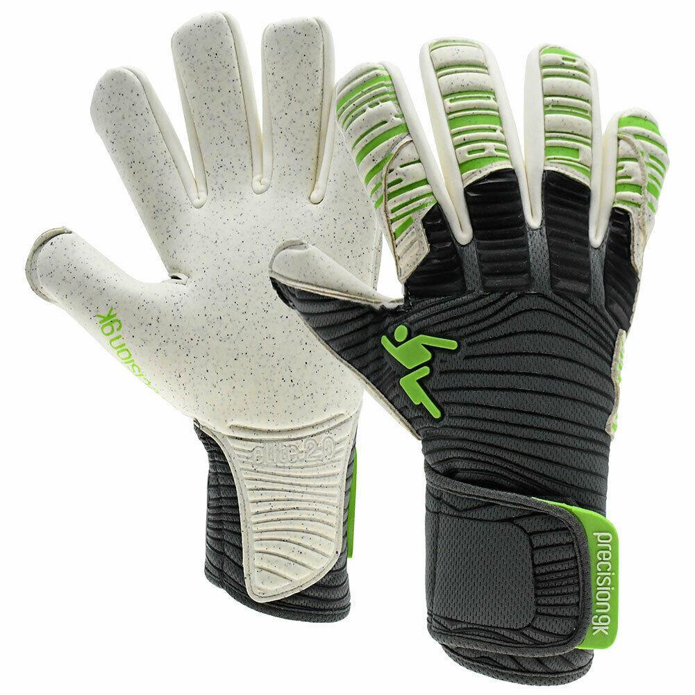 Precision Unisex Adult Elite 2.0 Quartz Goalkeeper Gloves (Grey/Green/White) (10)