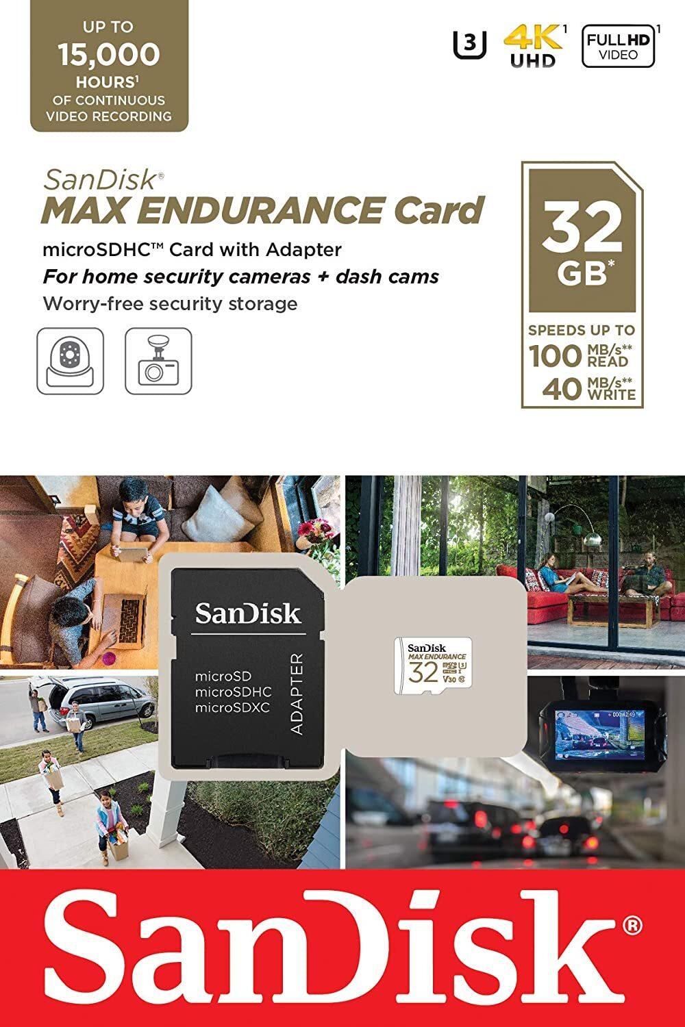 SanDisk 32GB Max Endurance Micro SD Card