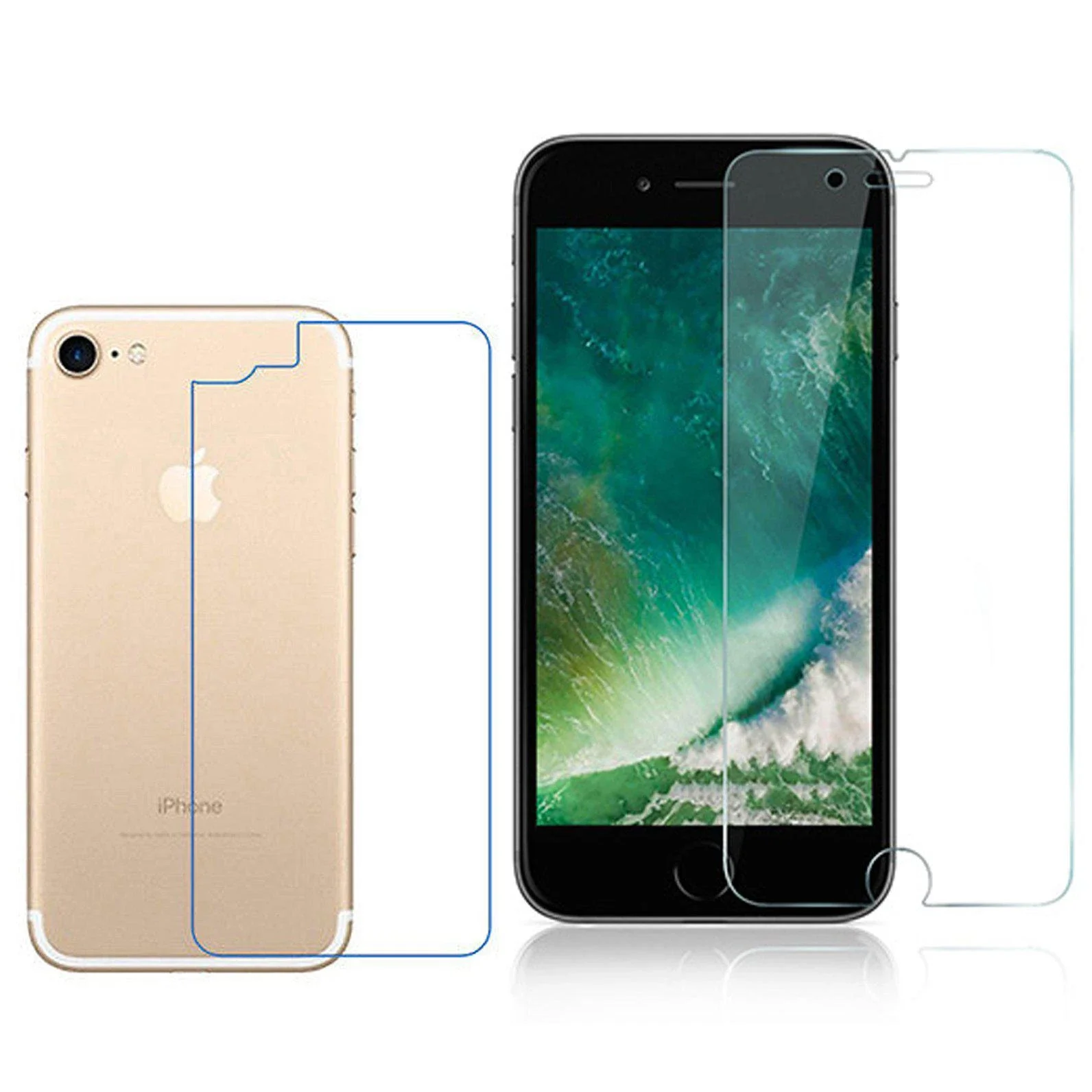 4H Pet Film screen protector for Apple iPhone 8 PLUS front + back
