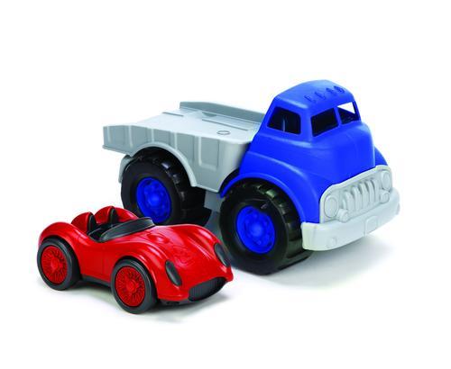 Flatbed With Red Race Car