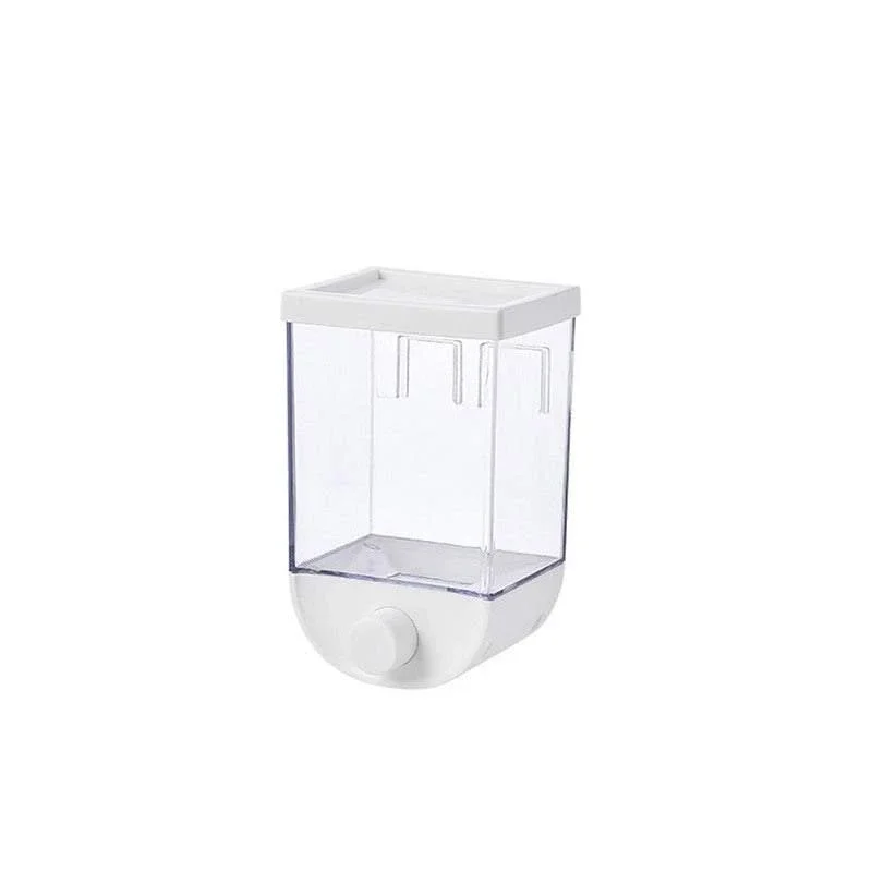 Food Containers Wall Mount Cereal Dispenser Dry Storage Box Kitchen Grain Organizer Food Storage Containers