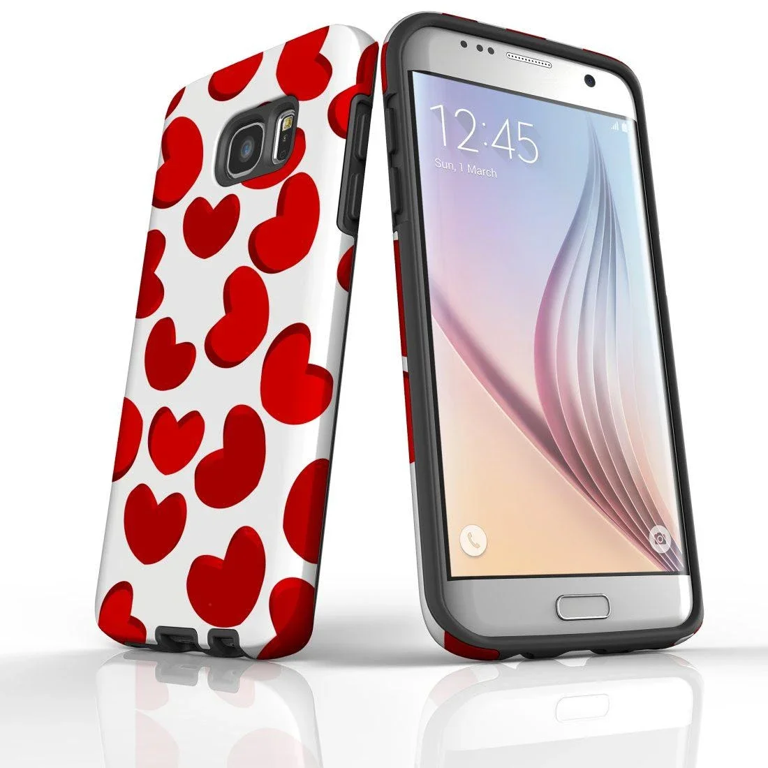 For Samsung Galaxy S7 Edge Protective Case, Heart