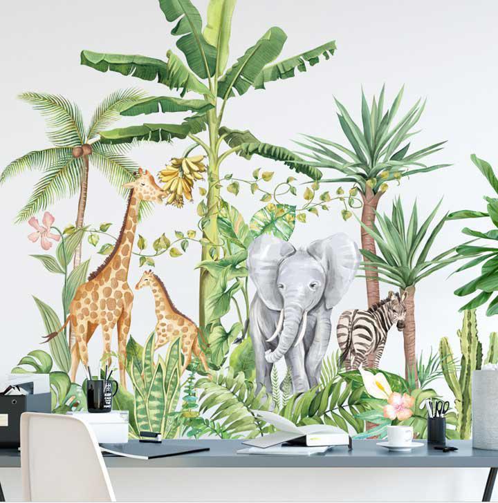 Jungle Animals Wall Stickers