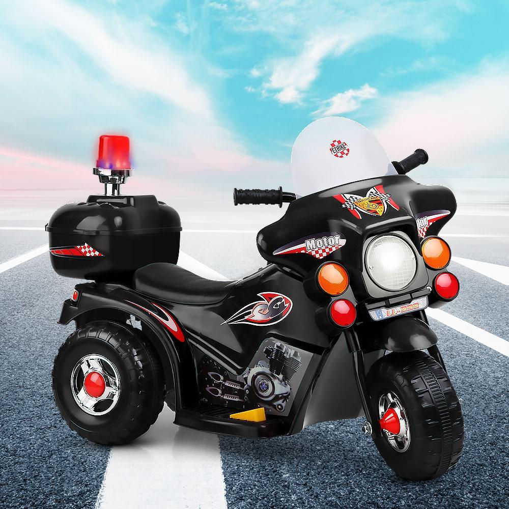 Kids Ride On Motorbike Motorcycle Car Black
