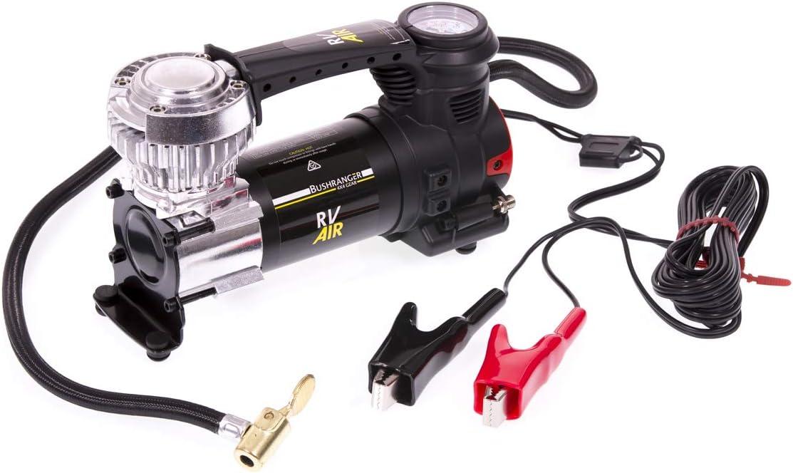 Bushranger 55X32 RV Air Compressor, Black/Silver