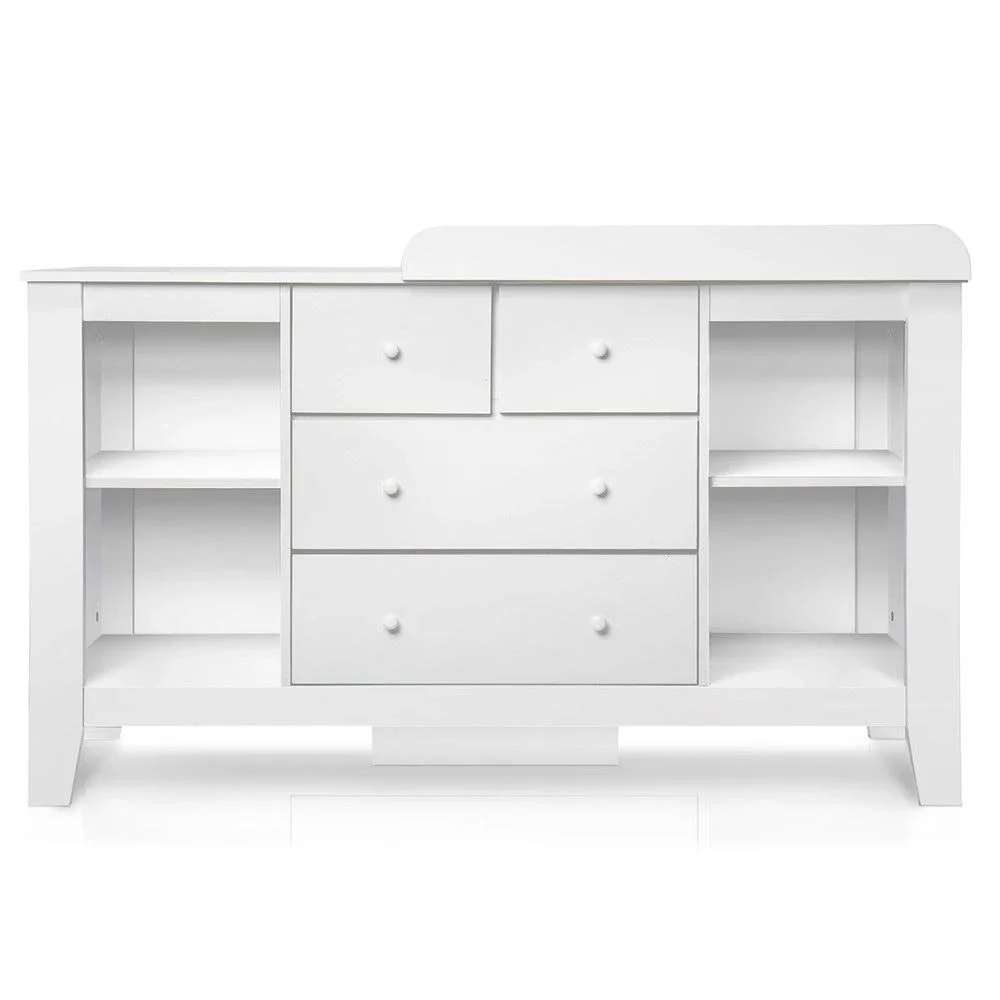 Baby Change Table with Drawers - White