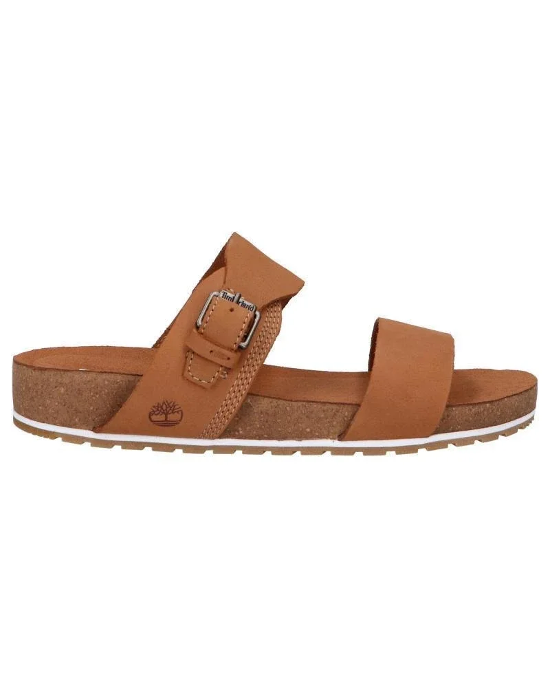 Timberland Womens Malibu Waves Slide Sandals Flip Flops - Rust Nubuck - US7