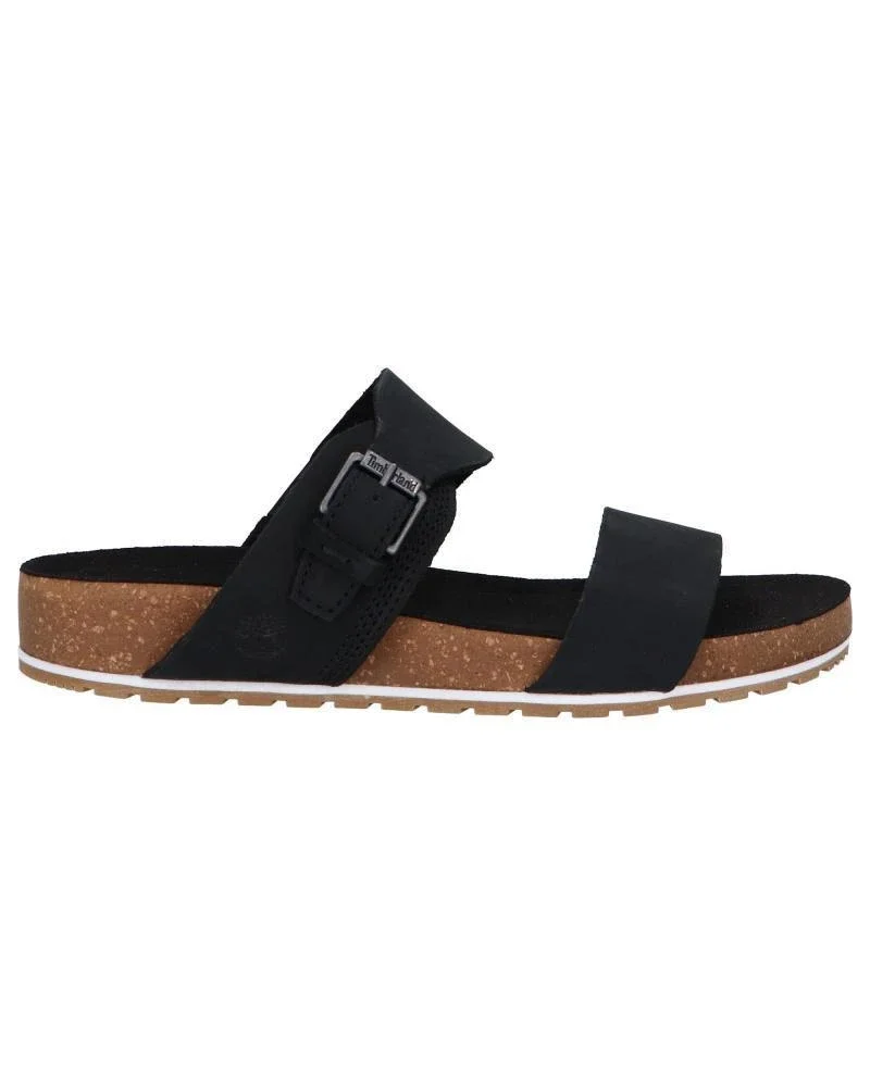Timberland Womens Malibu Waves Slide Sandals Flip Flops - Black Nubuck - US 7
