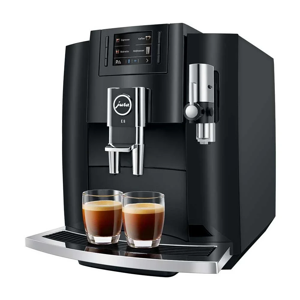 Jura E8BLK E8 Automatic Coffee Machine - Piano Black
