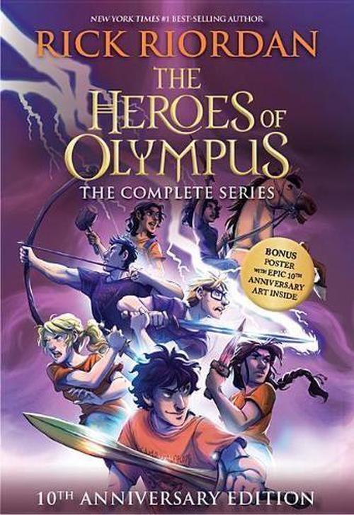 Heroes of Olympus Paperback Boxed Set of 5