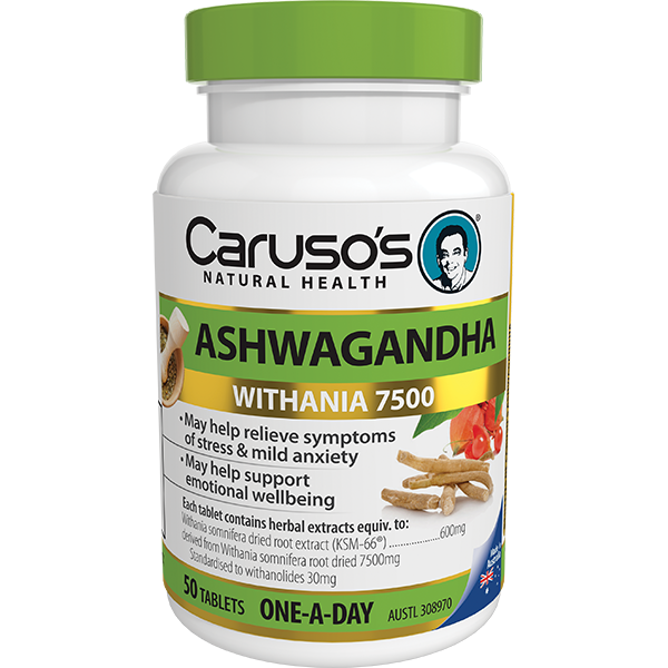 Caruso's Ashwagandha 50 Tabs