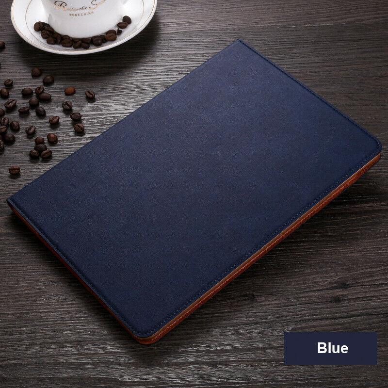 Premium Card Holder Smart Leather Stand Case Cover For Apple iPad Mini 4-Blue
