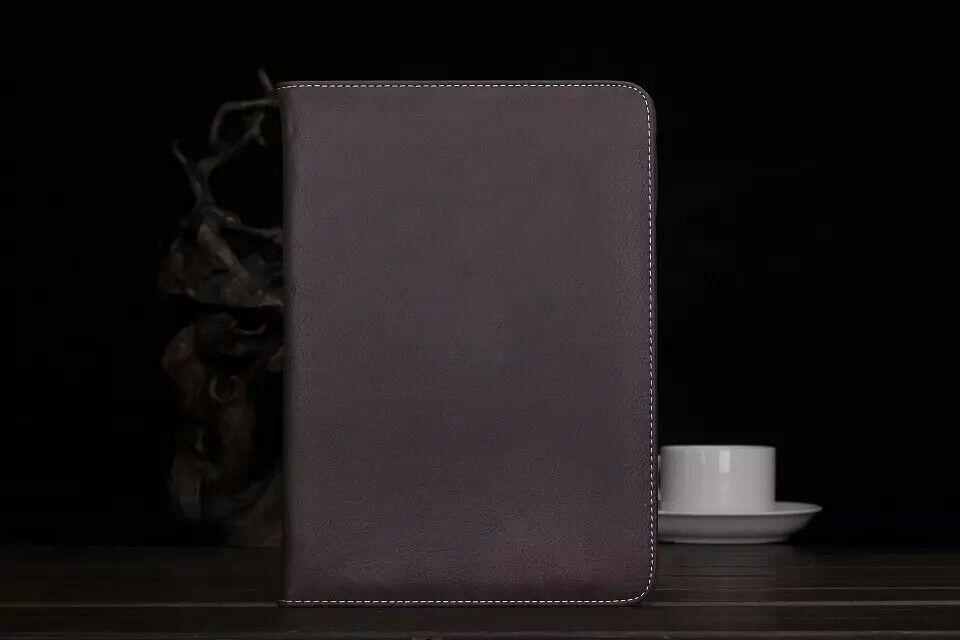 Premium Luxury PU Leather Smart Plain Case Cover Apple iPad For Mini4-Black