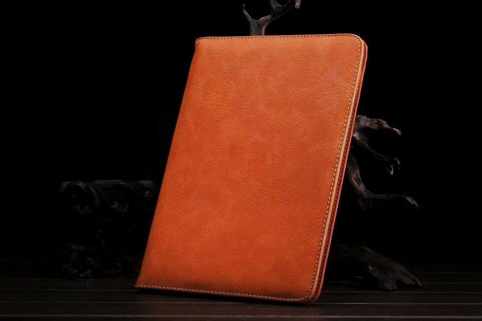 Premium Luxury PU Leather Smart Plain Case Cover Apple iPad For iPad Mini 4-Orange