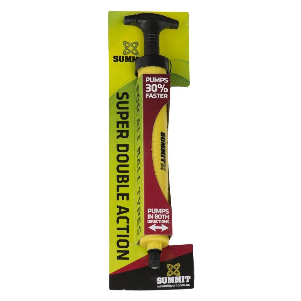 Summit 12" Air Pump Soccer Football Basketball Ball Sport Hand Inflator w Needle