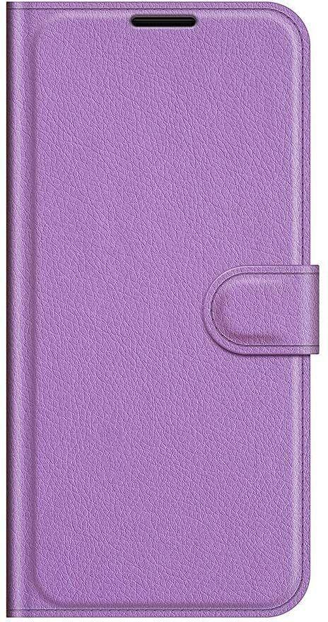 Premium PU Leather Wallet Case Flip TPU Cover For New Nokia XR20 5G - Purple
