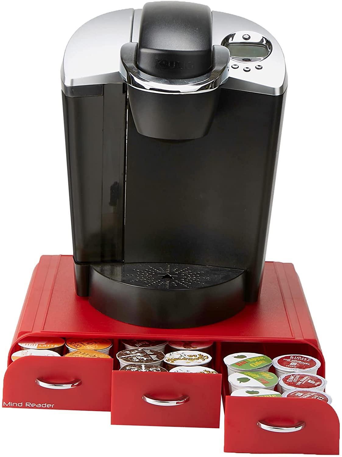 Single Serve Coffee Pod Holder,K-Cup Storage Drawer Organizer