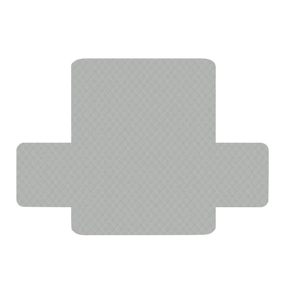 Grey Quilted Sofa / Couch Cover Protector - 3 Seater