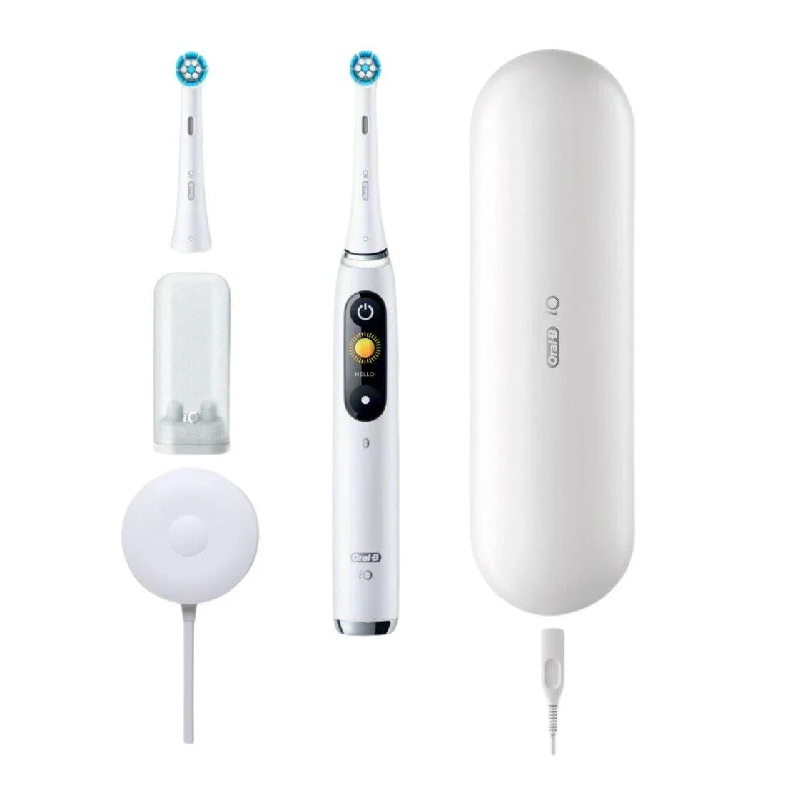 Oral-B iO 9 Series Electric Toothbrush W/ Travel Case - Alabaster White