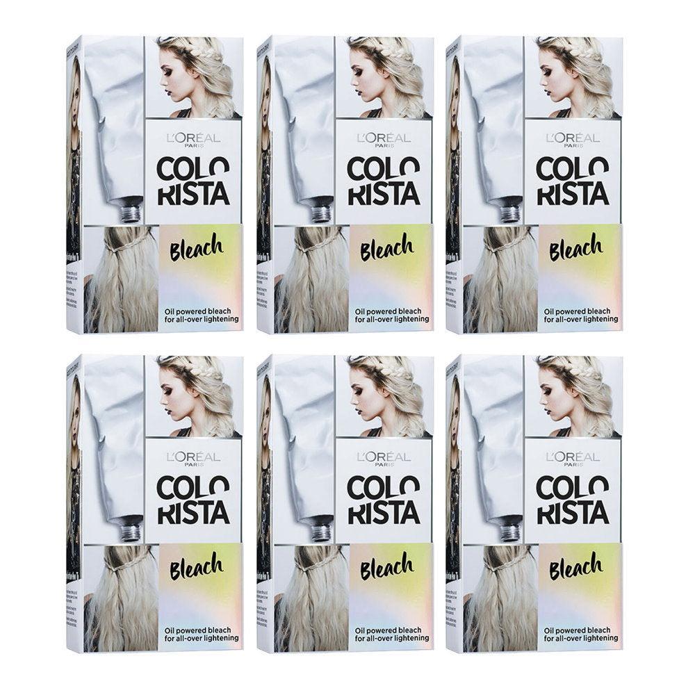 6 x LOreal Colorista Blonde Bleach Permanent Hair Colour - Blonde Hair Dye