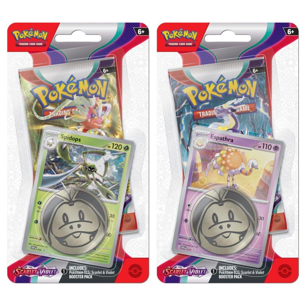 POKEMON TCG Scarlet & Violet 1 Checklane Blisters (Pair)