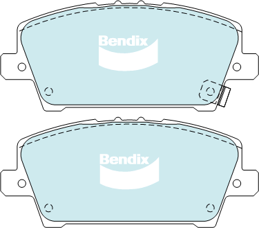 Bendix Front Brake Pad Set for Honda Civic FK, FN, FN1, FK2