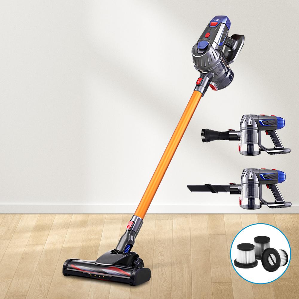 Handheld Vacuum Cleaner Stick Cordless Bagless 2-Speed Spare HEPA Filter