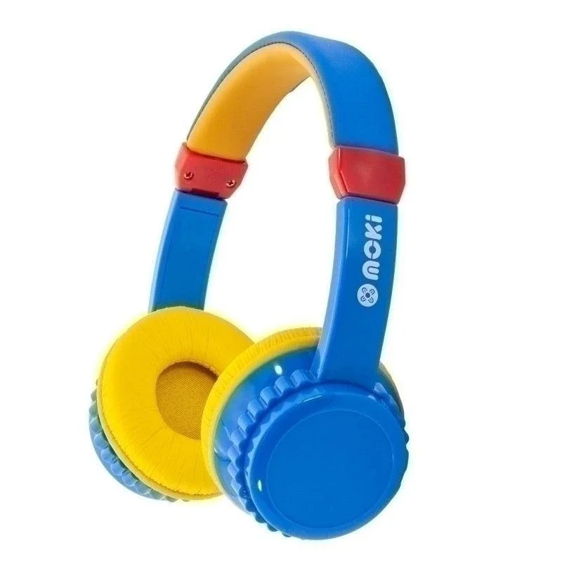 Moki Play Safe Headphone Bl/Yl Headphones