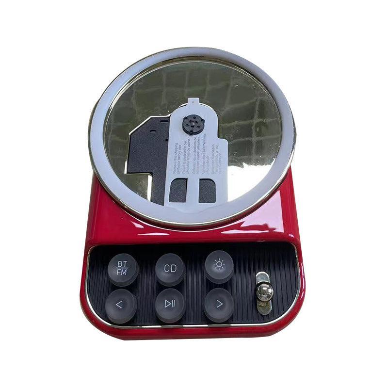 Retro Bluetooth Ambience Light Cd Player Portable Desktop Outdoor Use Audio Docks & Mini Speakers