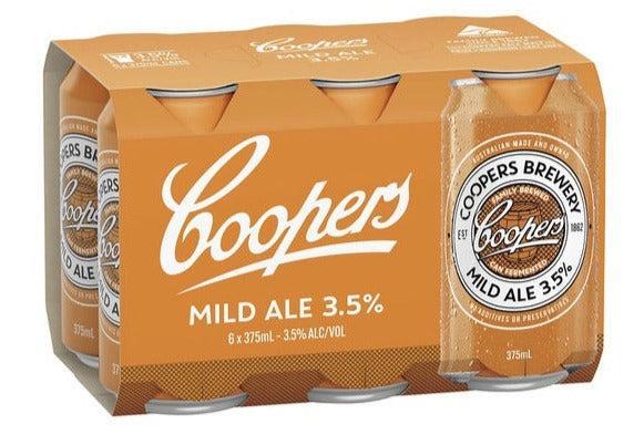 Coopers Mild Ale 3.5% 6x375ml Cans
