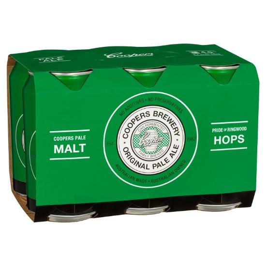 Coopers Pale Ale 6x375ml Cans