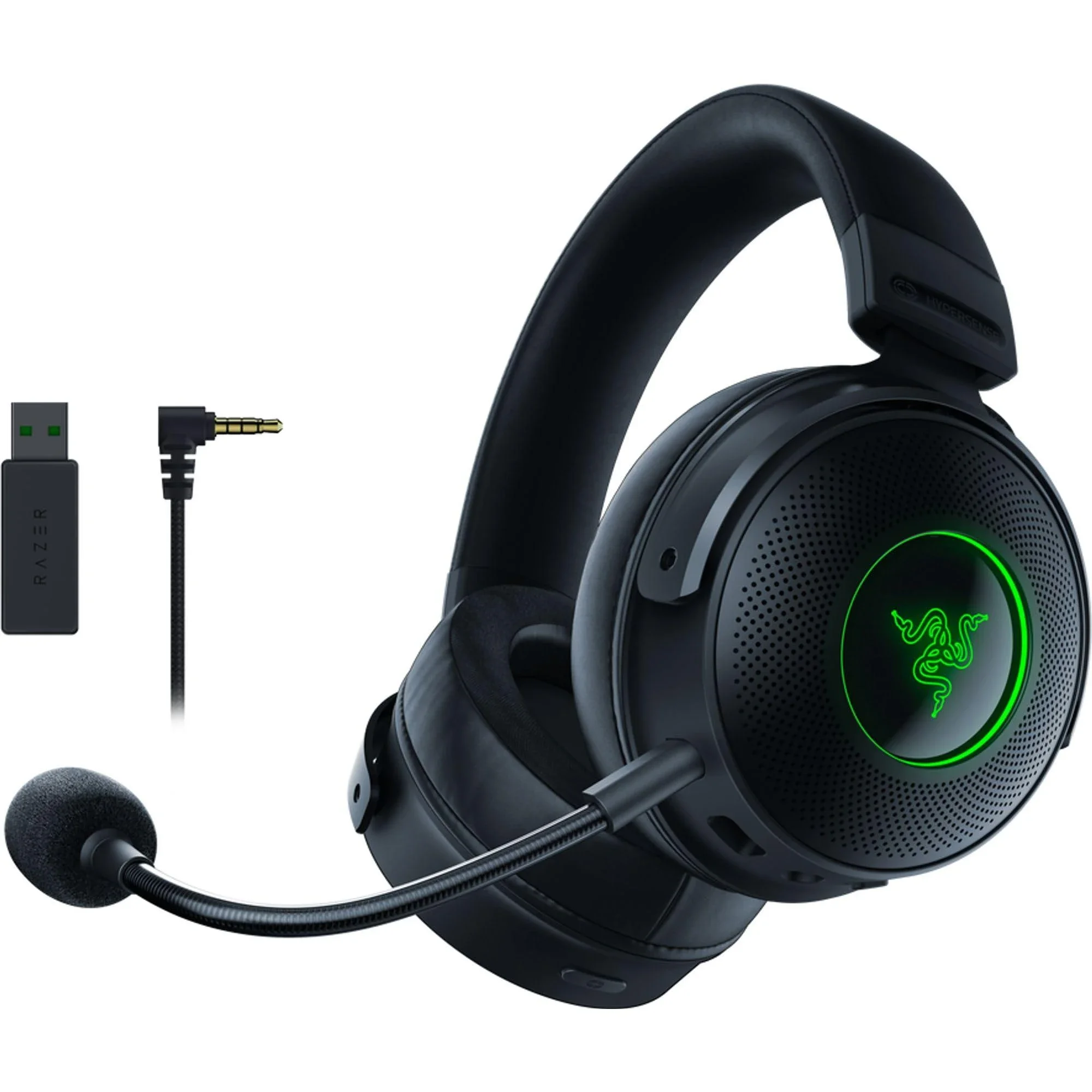 Razer Kraken V3 Pro - Wireless Gaming Headset with Razer HyperSense - Black