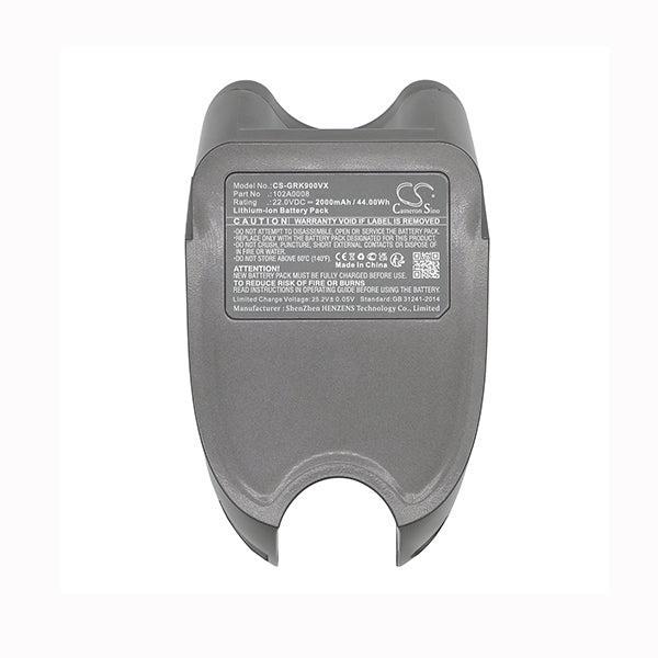 Cameron Sino Cs Grk900Vx 2000Mah Battery For Gtech Multi K9 Vacuum