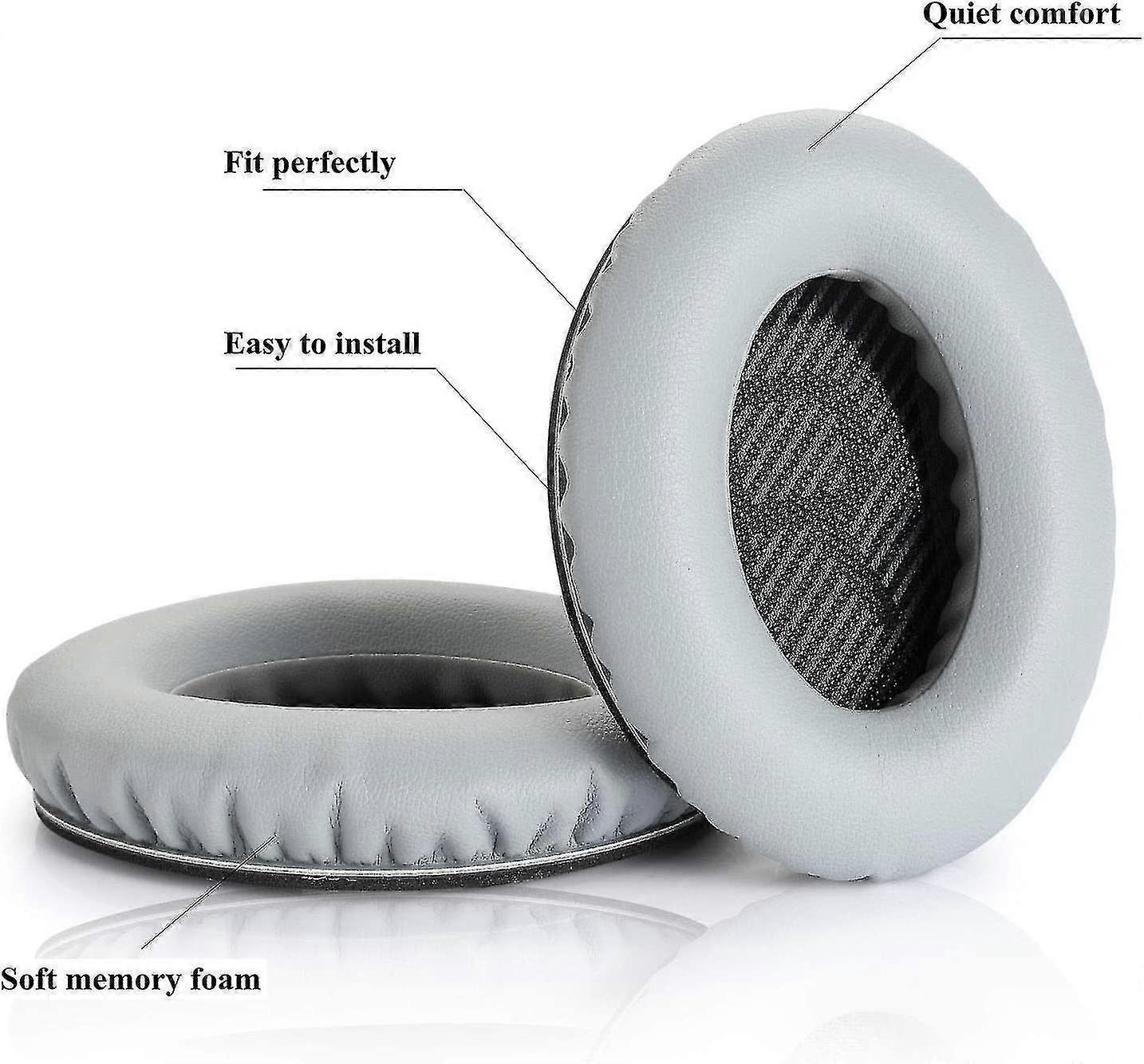 Headphones Replacement Ear Pads,for Bose Quietcomfort Qc15 Qc25 Qc35 35 Ii (grey)