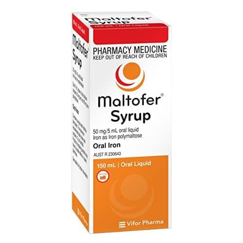 Maltofer 370mg Oral Iron Polymaltose Syrup 150 ml