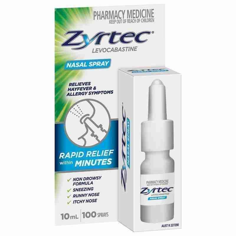 Zyrtec Levocabastine Nasal Spray 10mL