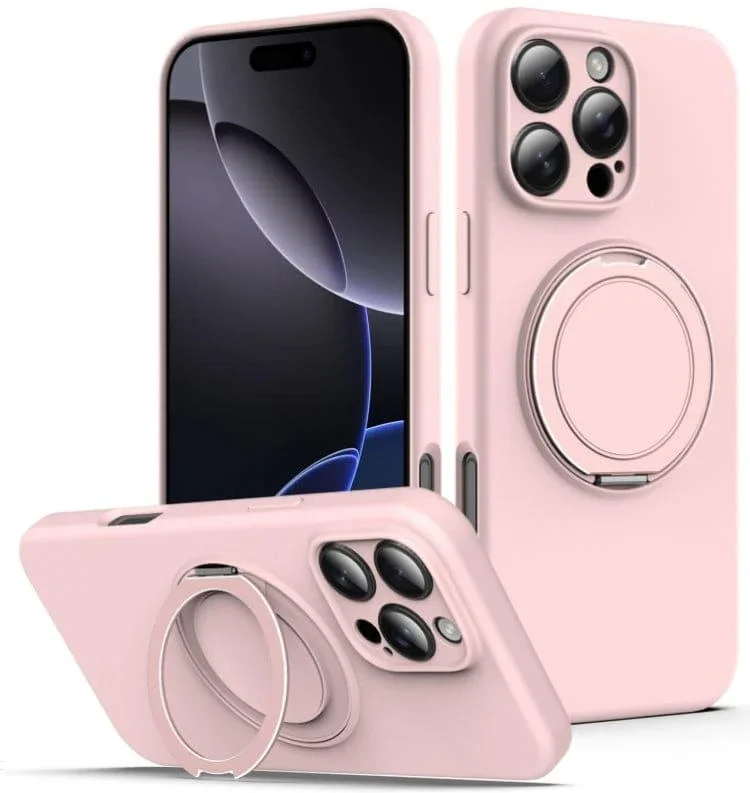 Apple iPhone 15 Pro Max Liquid Silicone Magsafe Ring Cover