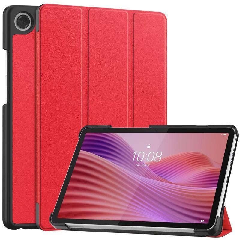 Ezydigitals Case For Lenovo Tab One 8.7-inch HD 2025 Tablet Slim Magnetic Folding cover Flip Case - Red