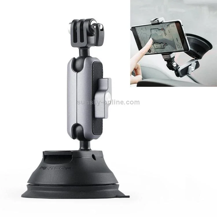 PGYTECH P-GM-132 Action Camera Suction Cup Phone Holder for DJI Osmo Action & GoPro 8/7